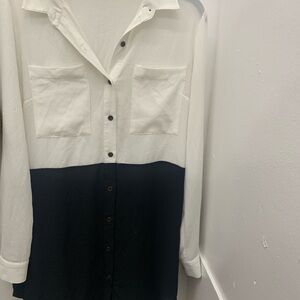 Black and White  Shirt